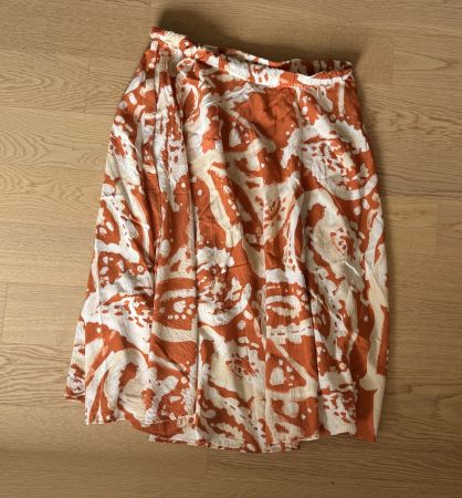 C&A Midirock rost/creme Print Gr. 46