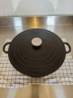Le Creuset Cocotte Ronde Noir en Fonte Émaillée 30cm