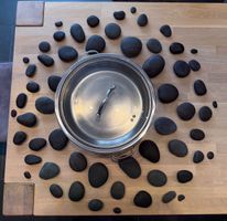 Hot Stone Massage Set Bartscher Wärmer + 58 Lavasteine