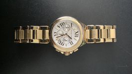 Armbanduhr Michael Kors Chronograph gold gebraucht