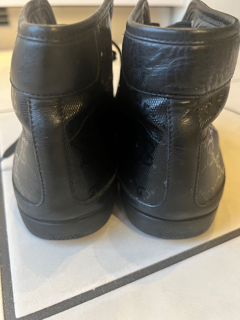 Gucci Chaussures femmes: Basket Gucci noir – D'occasion à Monthey par Joseph-29 2