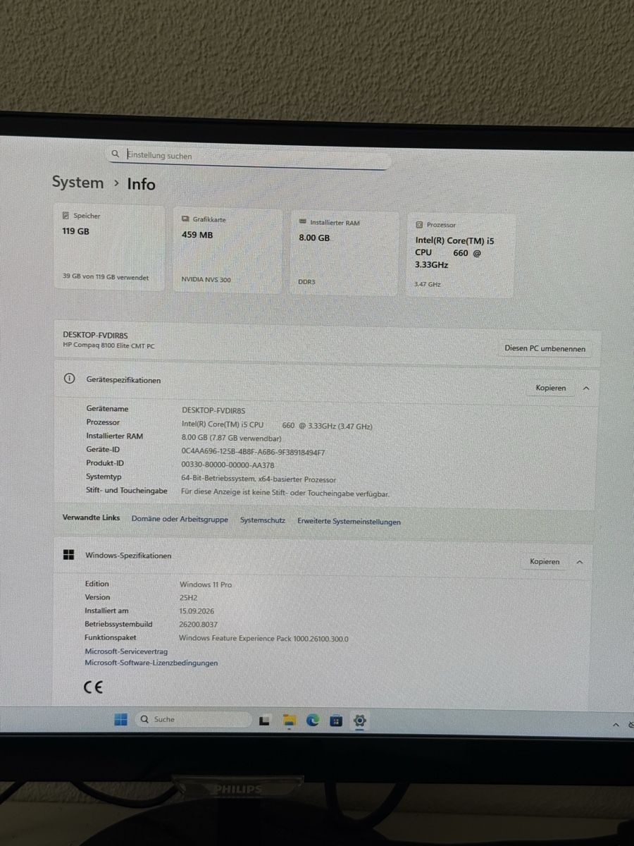Hewlett Packard PC: Pc HP Compaq 8100 Elite – Usato da Oensingen venduto da mig_99db 5