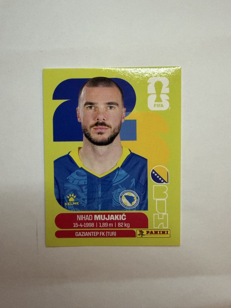 Panini Sammelbilder & Trading cards: Panini FIFA Nihad Mujakic, BIH 6 – Neu (gemäss Beschreibung) aus Benglen von Belen.abr