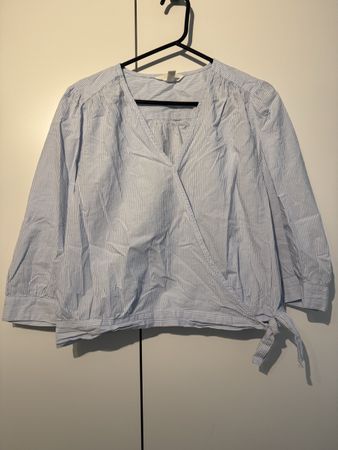 Damen Wickelbluse gestreift Grösse M neuwertig