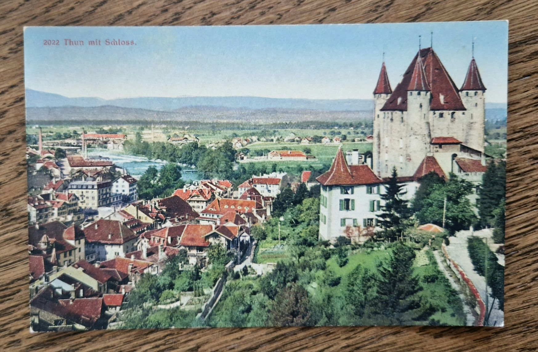 Cartes postales: Thun mit Schloss – D'occasion à Ebikon par Donar50