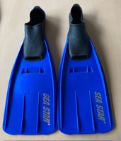 Blaue SEA STAR Schwimmflossen Grösse 38-39 inkl. Netzsack