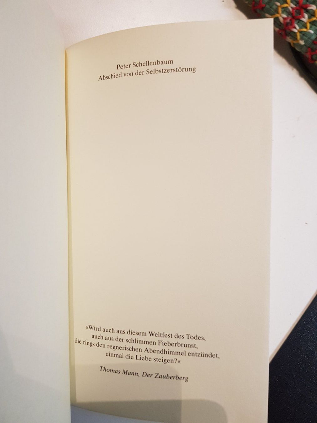 Bücher: Peter Schellenbaum Abschied von der Selbstzerstörung 1987 – Gebraucht aus Walterswil BE von Lonitti 7