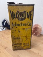 Antike Valvoline Automotoren-Oel Blechbehälter Vintage