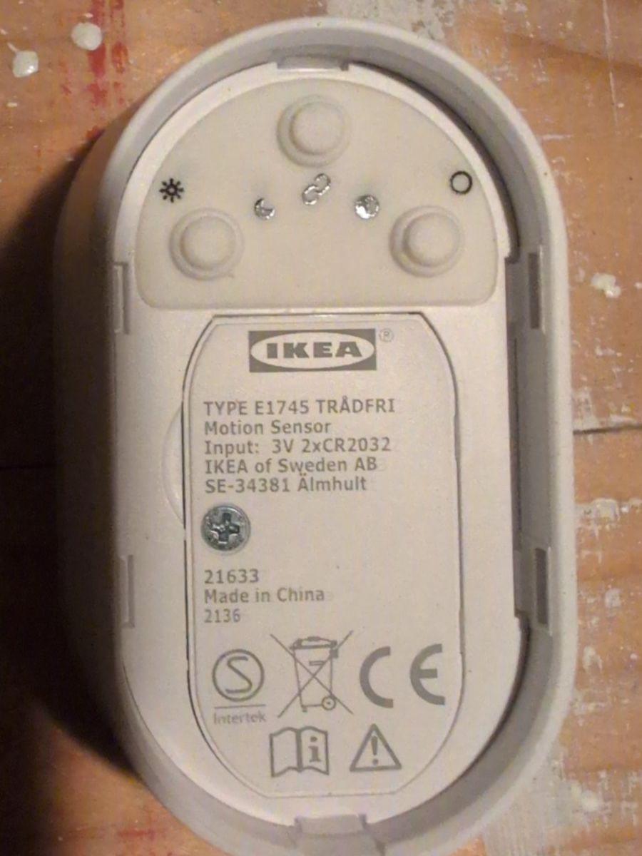 Interruttori: IKEA TRADFRI Bewegungssensor Typ E1745 weiss ungebraucht – Usato da Amlikon-Bissegg venduto da Helibum 1