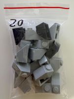 Lego 20 x Slope 45 2 x 1 (Part. 3040)