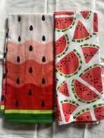 Summer Watermelon Kitchen Towels, Set of 2, Great Deal!