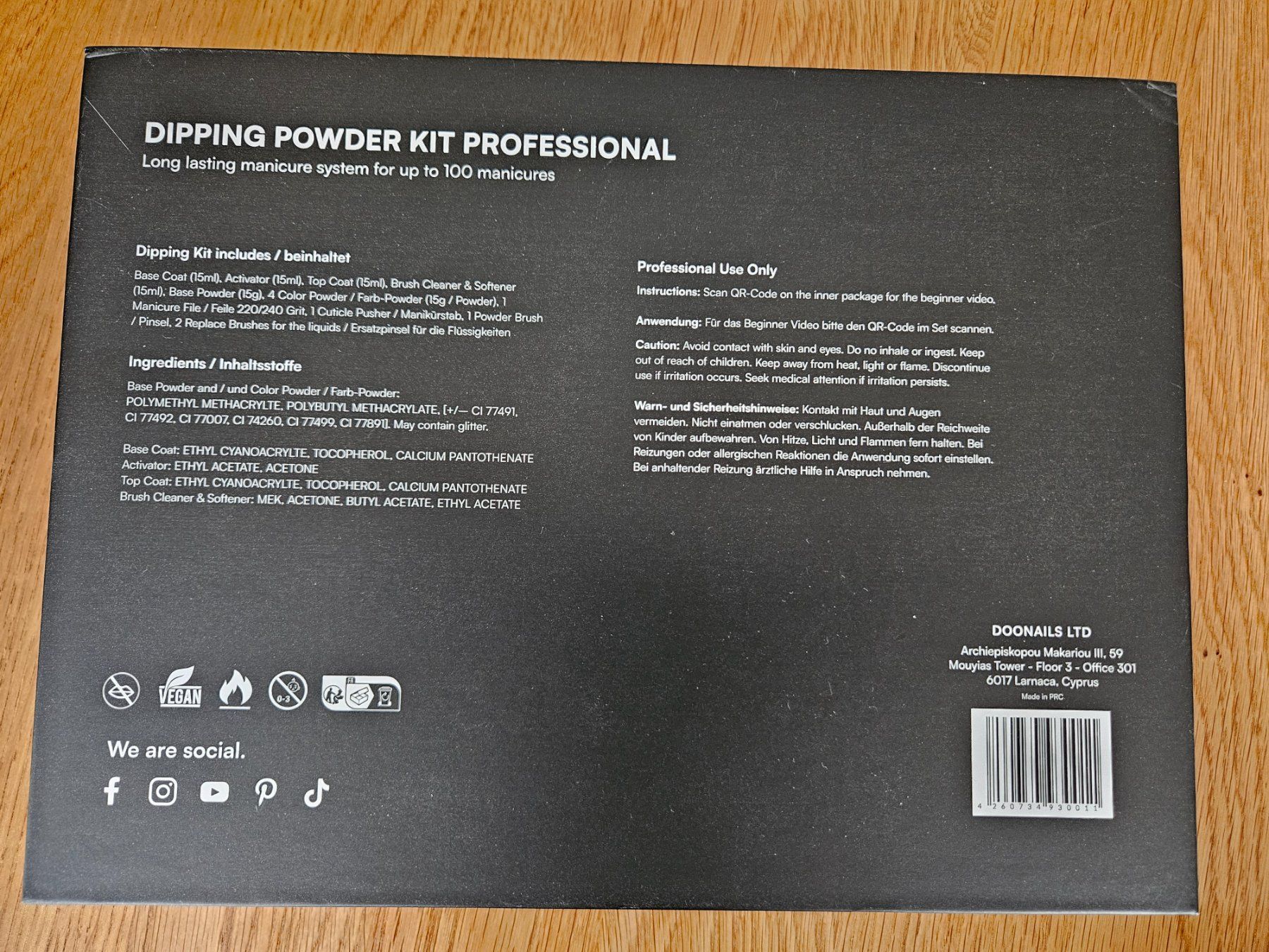 Unghie finte: Fingernagel-Set - Doonails Starter-Set mit Dipping Puder – Nuovo (secondo la descrizione) da Möriken AG venduto da pam66 1