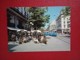 Zürich Tram Bahnhofstrasse beim Paradeplatz