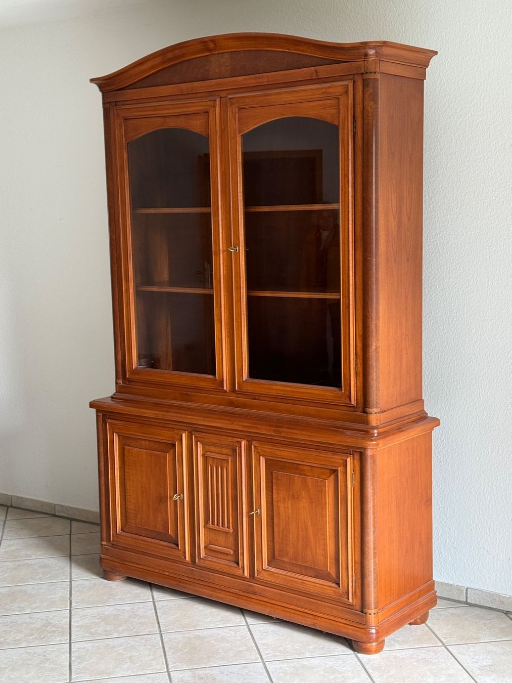 Vetrine: Biedermeier Vitrine Kirschbaum Selva Antikstil + Versand – Usato da Gemünden venduto da GEUENWALD 3