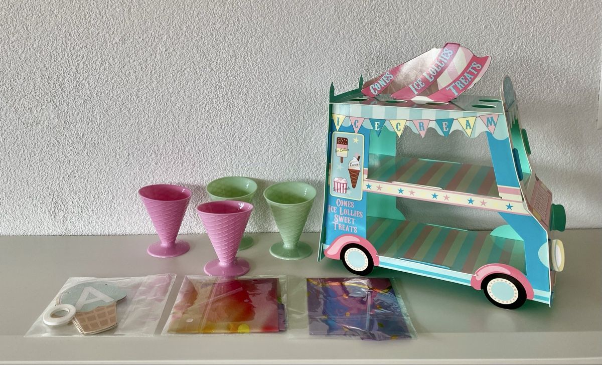 Tutte le decorazioni: Set Eis Party - Glace Party - Geburtstag Kinder – Nuovo (secondo la descrizione) da WEINFELDEN venduto da marygloss 2