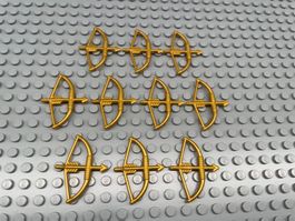 Lego Ritter - Pfeil und Bogen gold