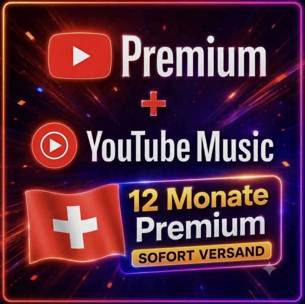 Gutscheine: YouTube Premium + Music 12 Monate – Neu (gemäss Beschreibung) aus Zürich von Bluewarehouse