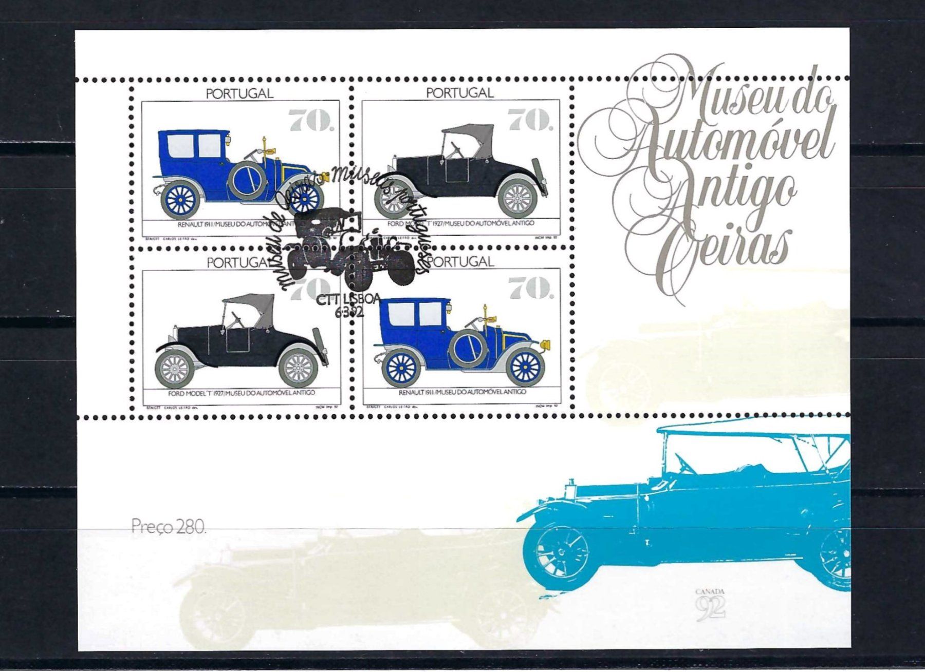Tutti i francobolli: Portugal 1992, Block MNH** – Nuovo (secondo la descrizione) da Laupersdorf venduto da Rc.Jb