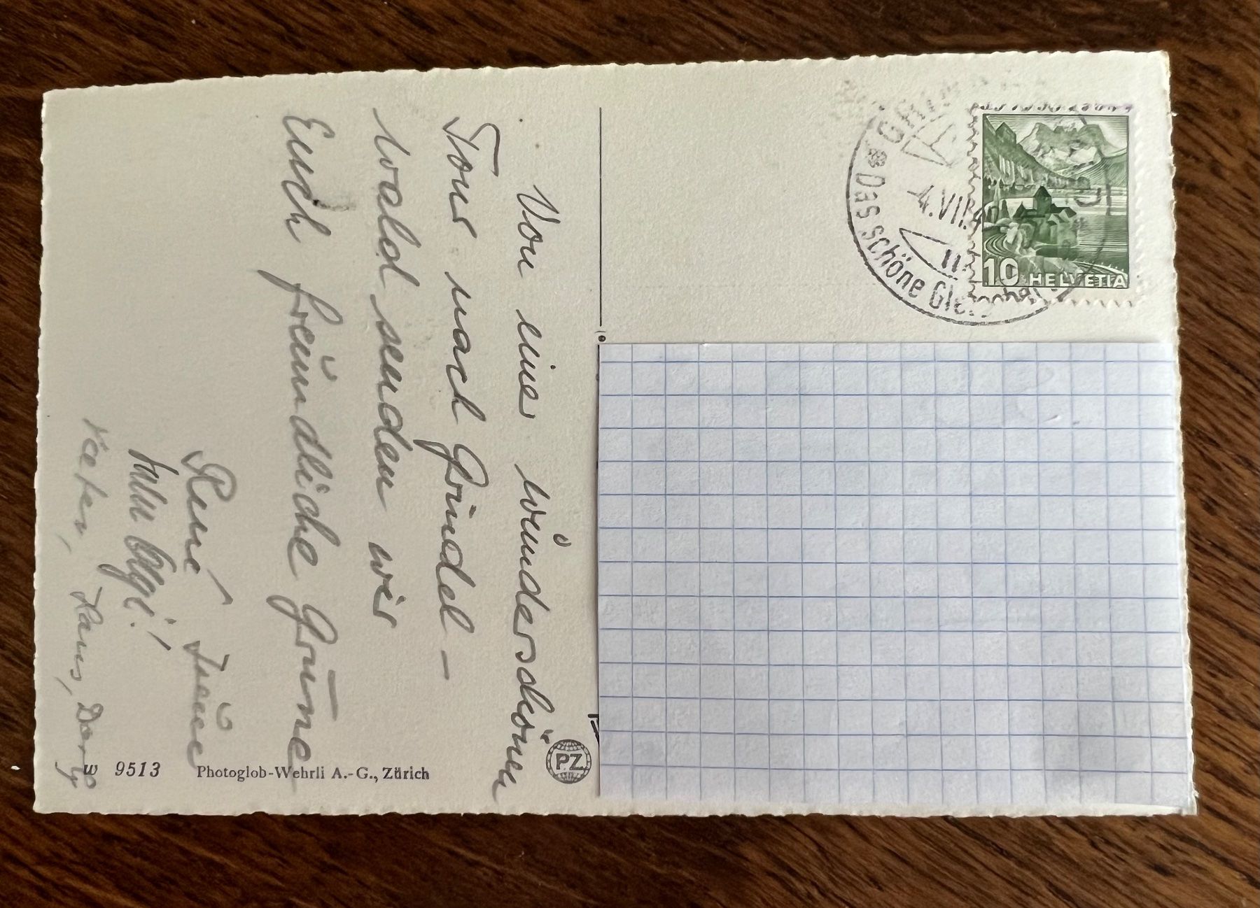 Ansichtskarten: Postkarte Grindelwald – Gebraucht aus Grueningen von ant_qb8l 1