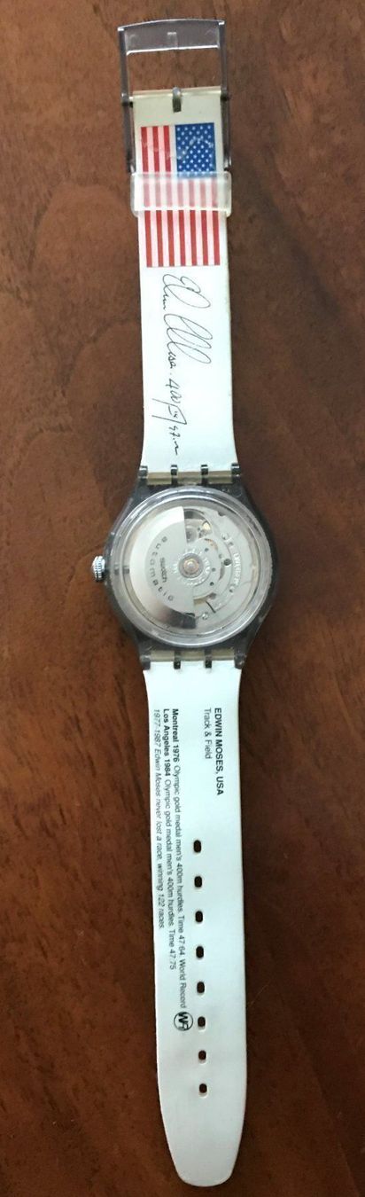 Swatch Smartwatch: Uhr Swatch Edwin Moses – Usato da Solothurn venduto da JudithH02 1