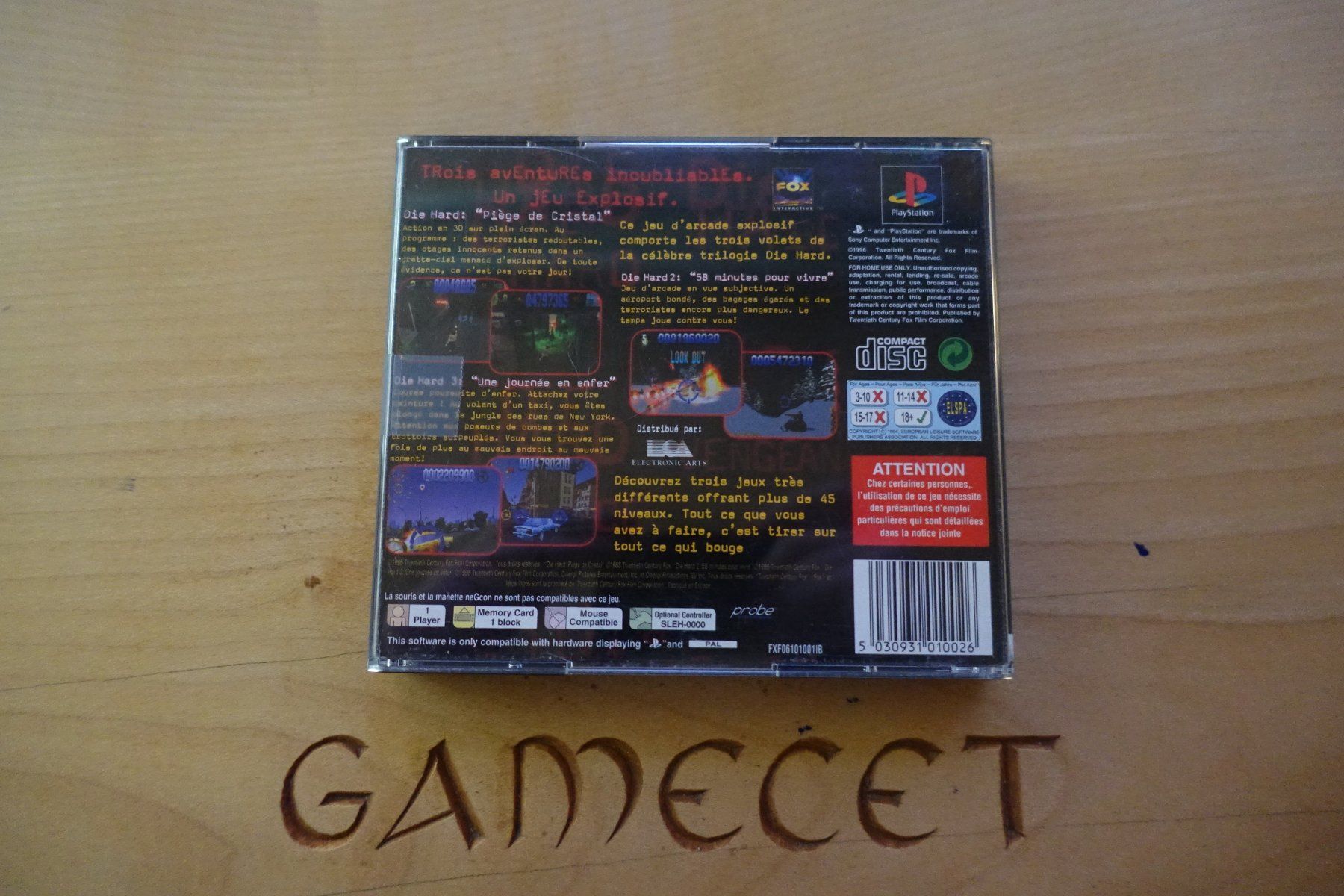 Sony Spiele: Die Hard Trilogy - französisch – Gebraucht aus Steinach von Gamecet 2