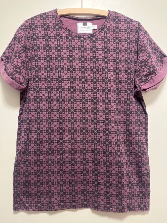 Topman T-Shirt Grösse L, Lila Muster - Super Zustand!