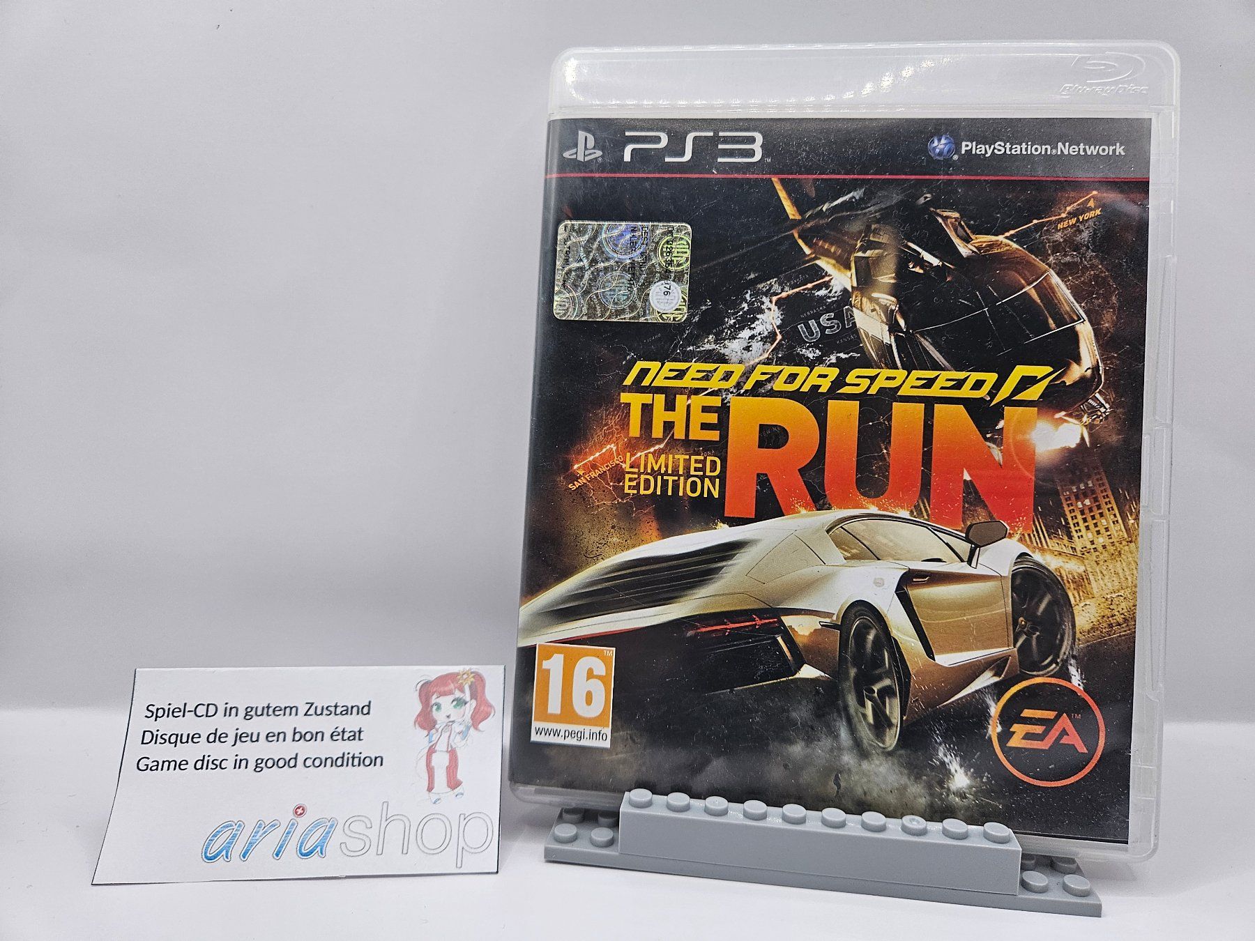 Sony Giochi: Need for speed The Run PS3 DE / FR / EN CIB – Usato da Hauterive NE venduto da ariashopch