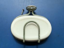 Seifenschale Opalex mit Halterung gebraucht Frankreich