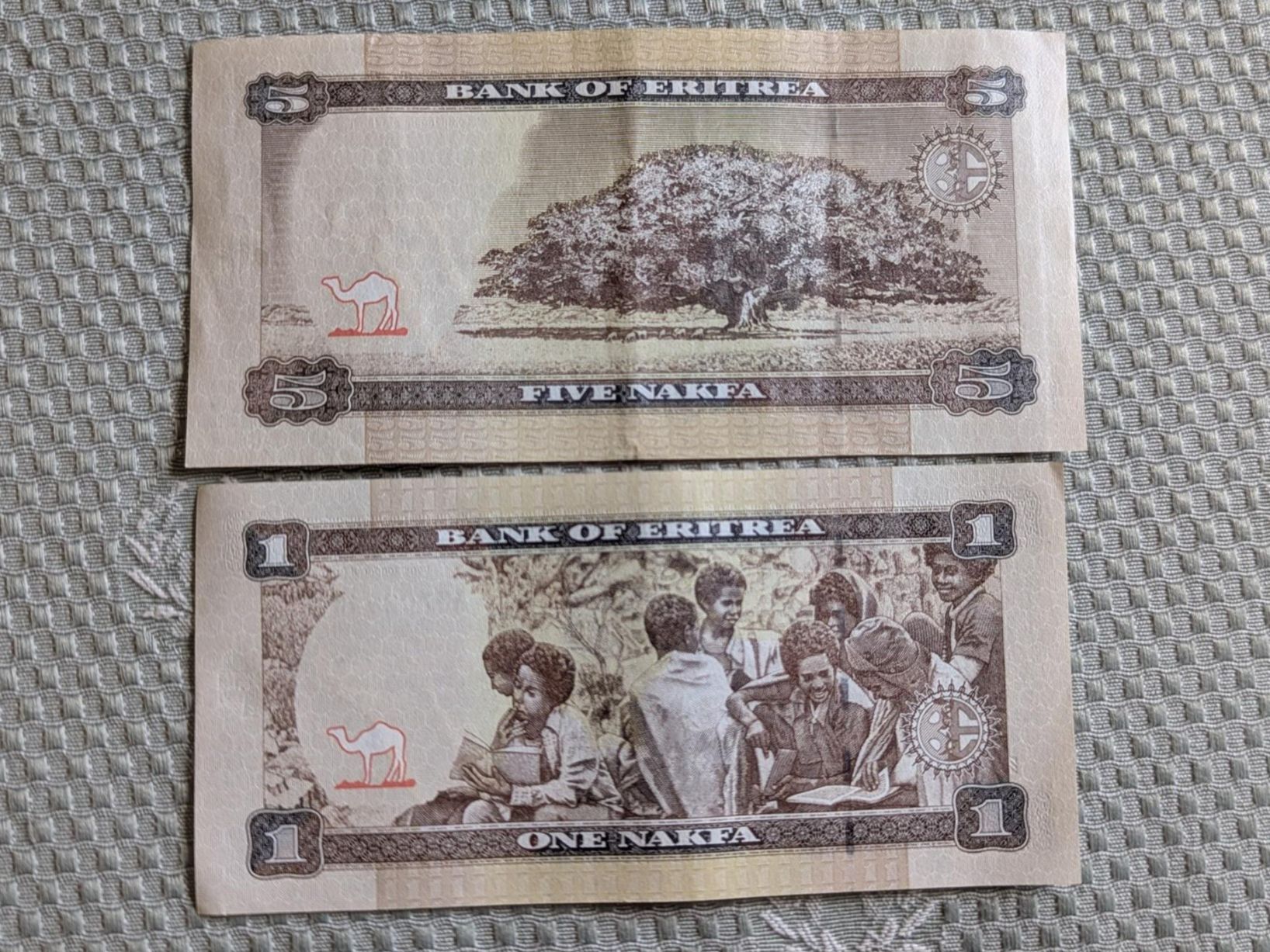 Banknoten: Eritrea banknotes – Gebraucht aus Porrentruy von jmbechir 1