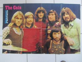 Poster Popfoto The Cats und Briefmarke