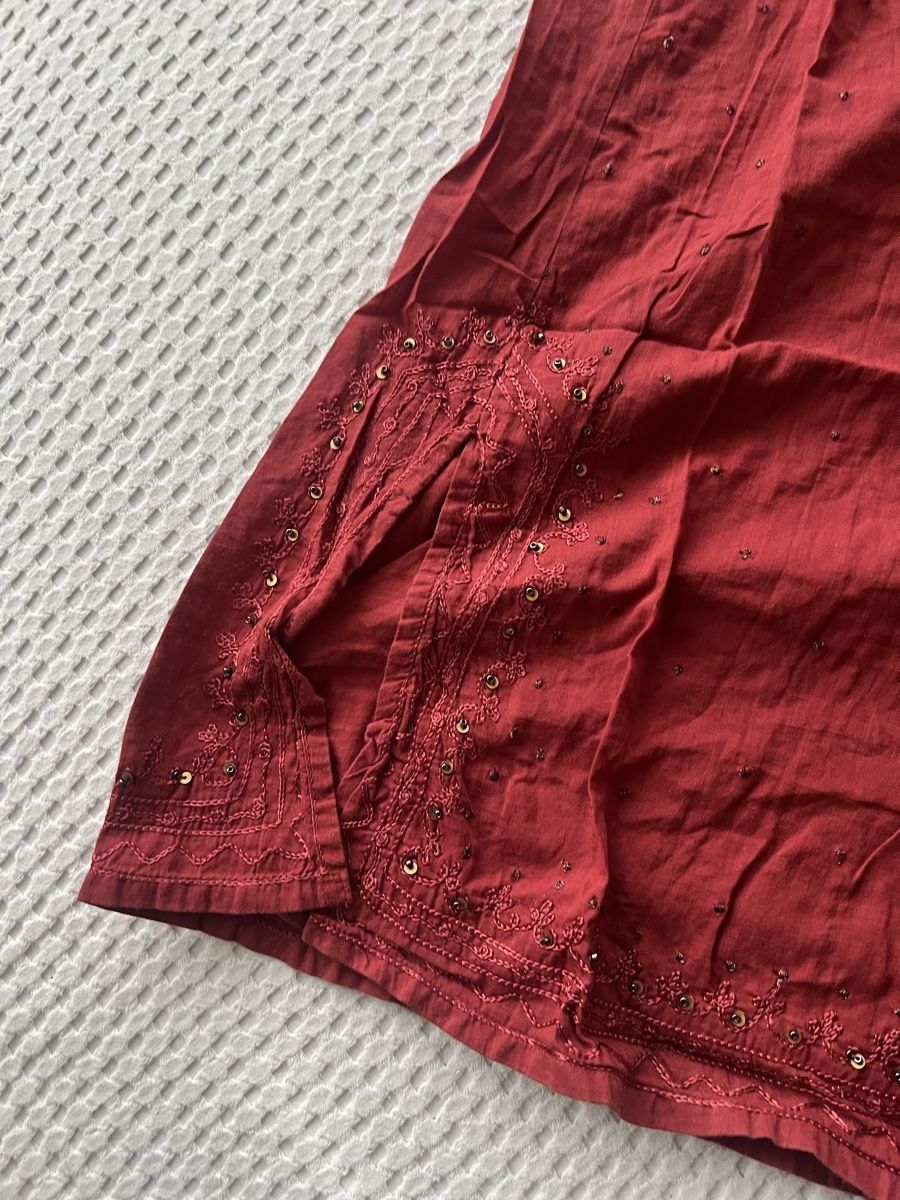 Zara Vestiti: ZARA KLEID IM ROMANTIC STIL BORDEAUX GR S – Usato da Basel venduto da theo-g77 1