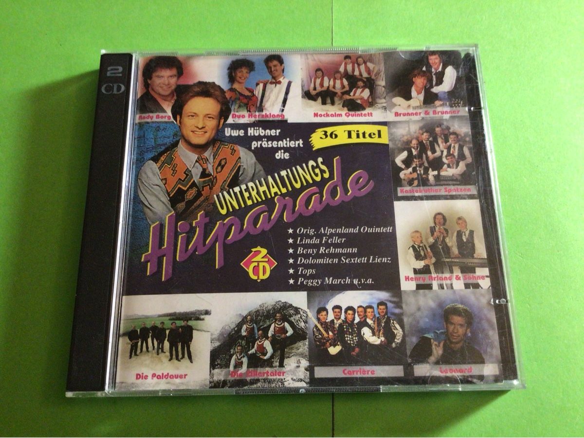 CDs: Unterhaltungs Hitparade2 CDs Volksmusik1995 – Gebraucht aus Steinach von Quarkie