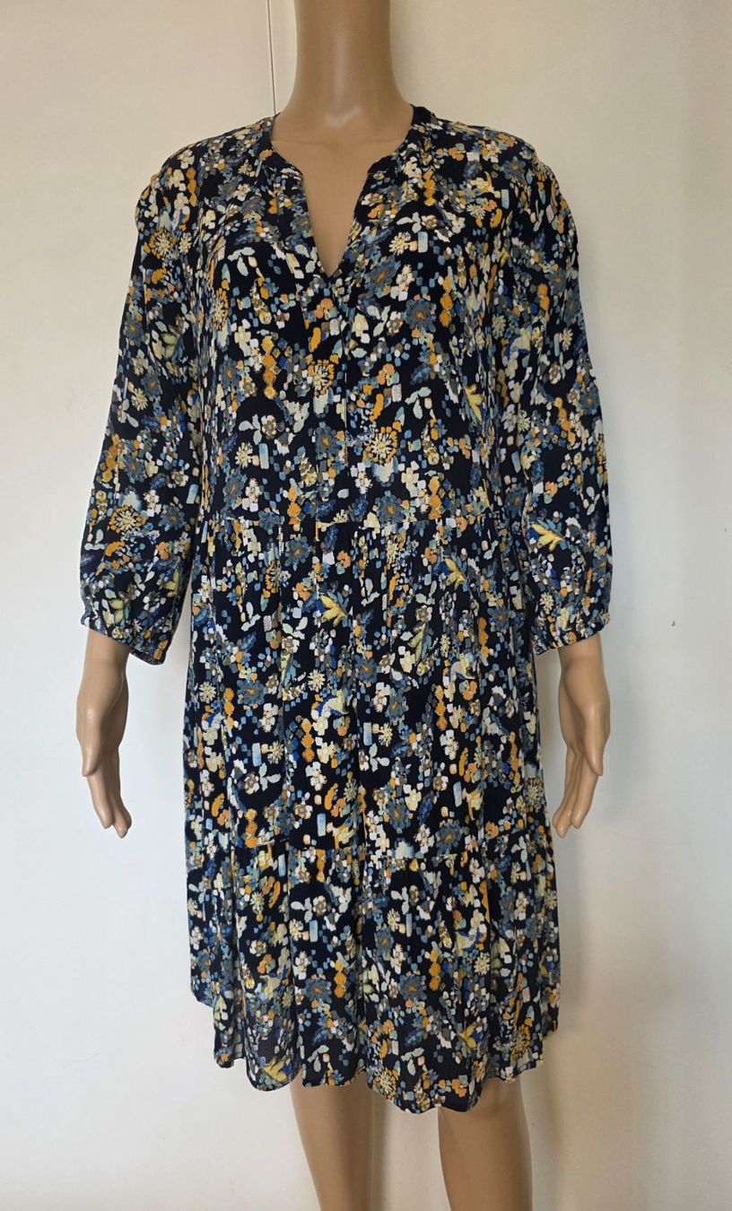 S.Oliver Vestiti: s.Oliver Kleid, Grösse 40, Blumenmuster – Nuovo (secondo la descrizione) da Biberist venduto da charobaum