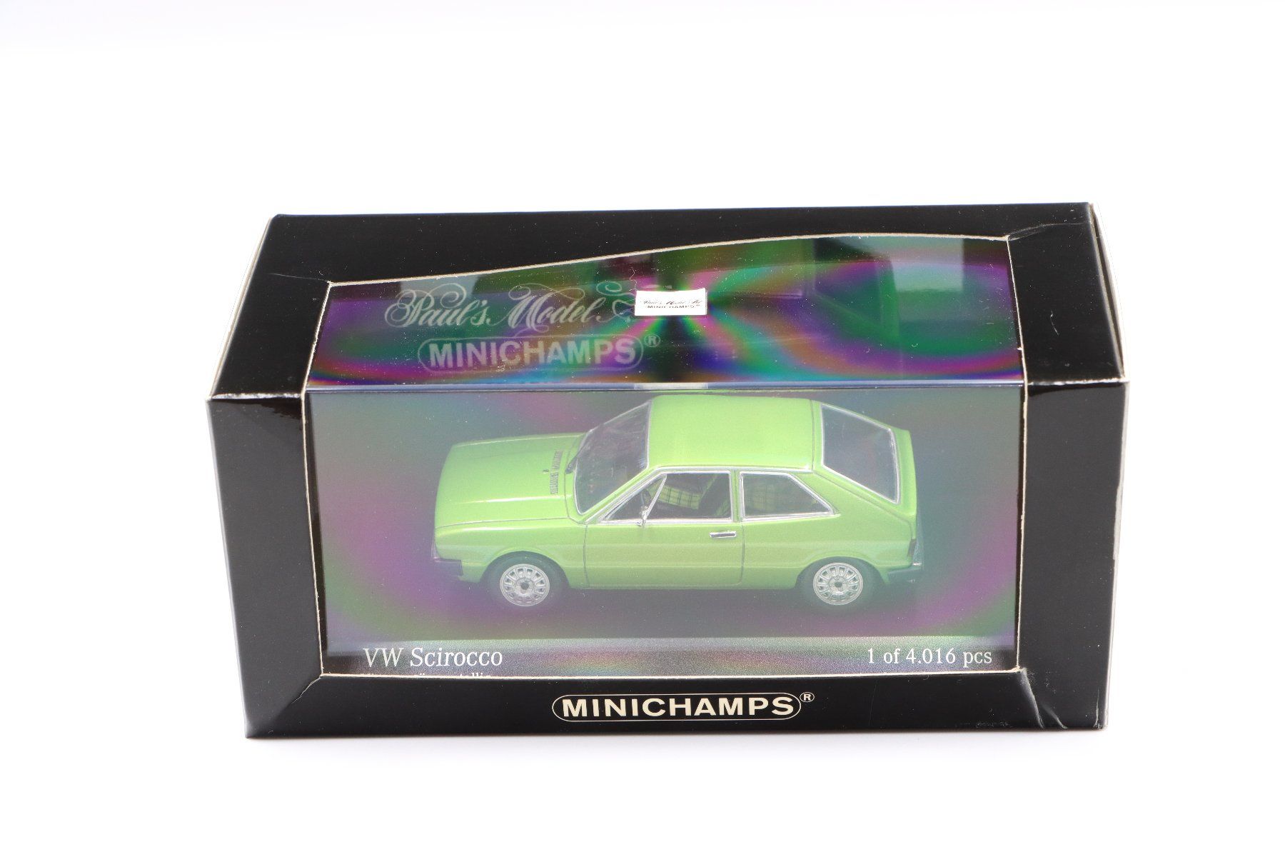 Volkswagen Modellini d'auto: VW Scirocco 1974 1:43 Minichamps – Nuovo e nell'imballaggio originale da Bühl b.Aarberg venduto da modelldiecast 1
