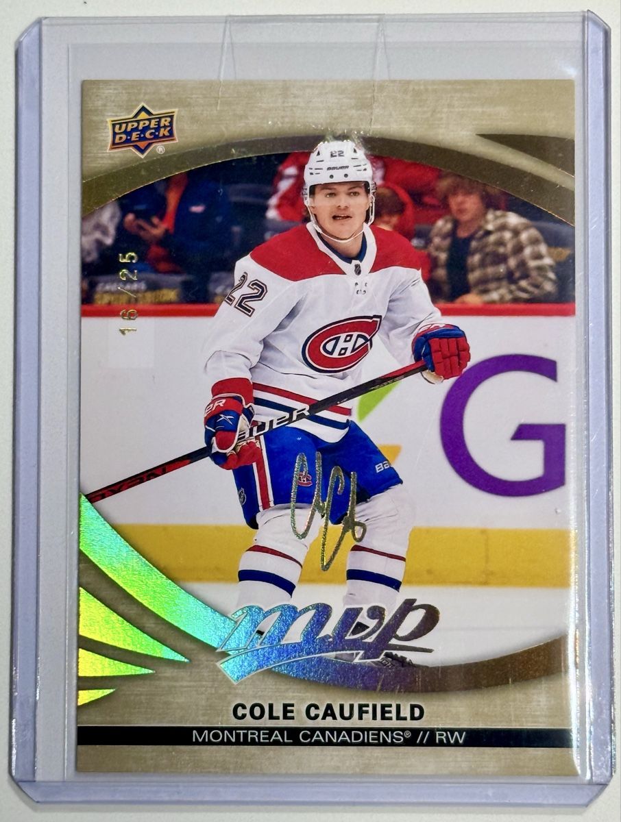 NHL Carte collezionabili: Cole Caufield - MVP - Upper Deck – Usato da CHÂTEL-ST-DENIS venduto da Grepson