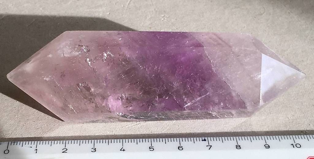 Minerali & Pietre curative: améthyste taillée polie, pointe biterminée – Usato da Vevey venduto da zabounetta 3