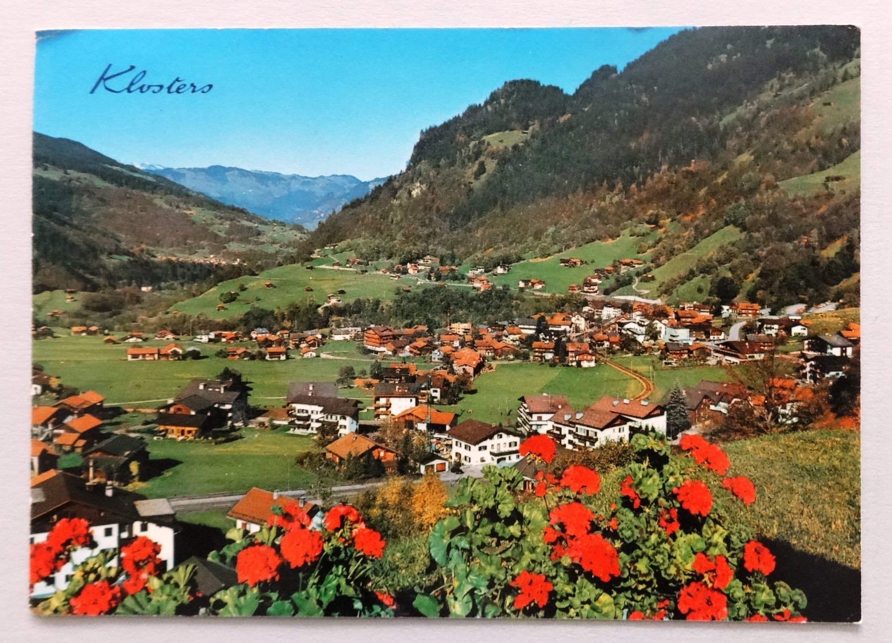 Ansichtskarten: Klosters-Dorf 1127 m – Gebraucht aus Fétigny von Billy2miny