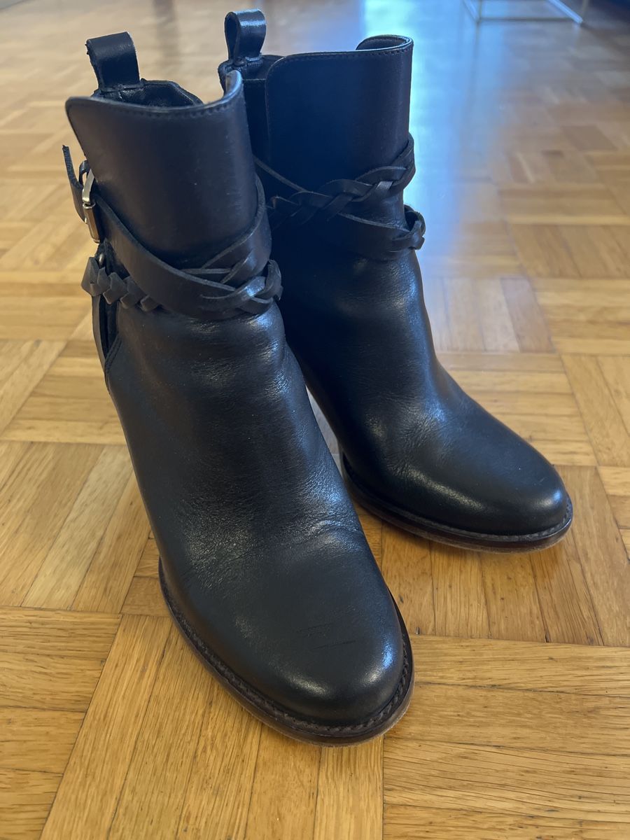 Damenschuhe: Stivaletti neri in pelle 39 – Gebraucht aus Sorengo von LaVale 3