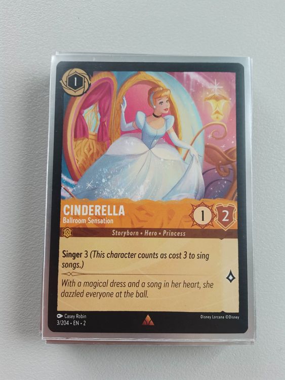 Cinderella Rare Lorcana Disney Floodborn ENGLISCH Kaufen auf Ricardo