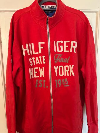 Tommy Hilfiger Sweatshirtjacke rot 3XL