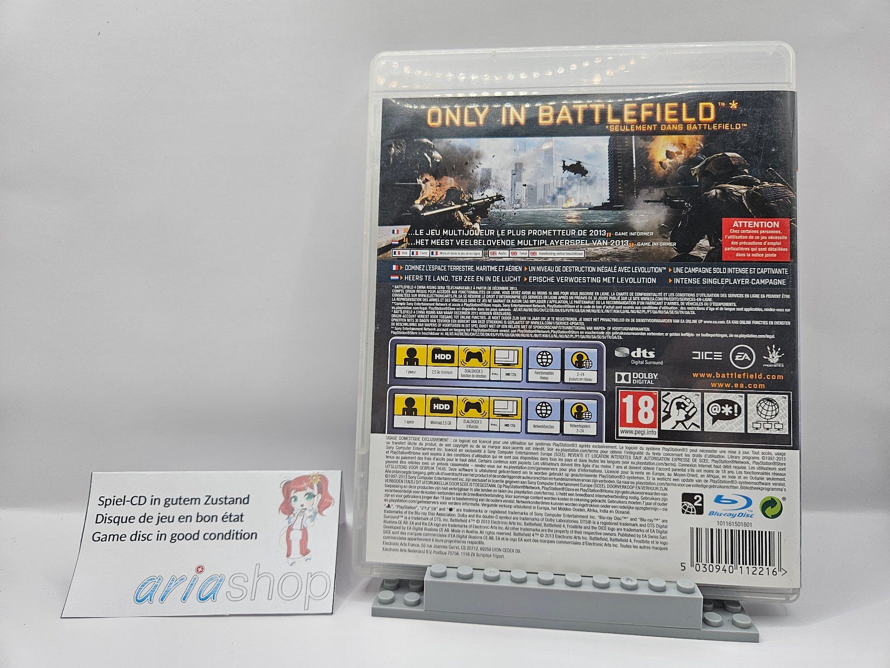 Sony Giochi: Battlefield 4 PS3 DE / FR / EN CIB – Usato da Hauterive NE venduto da ariashopch 1