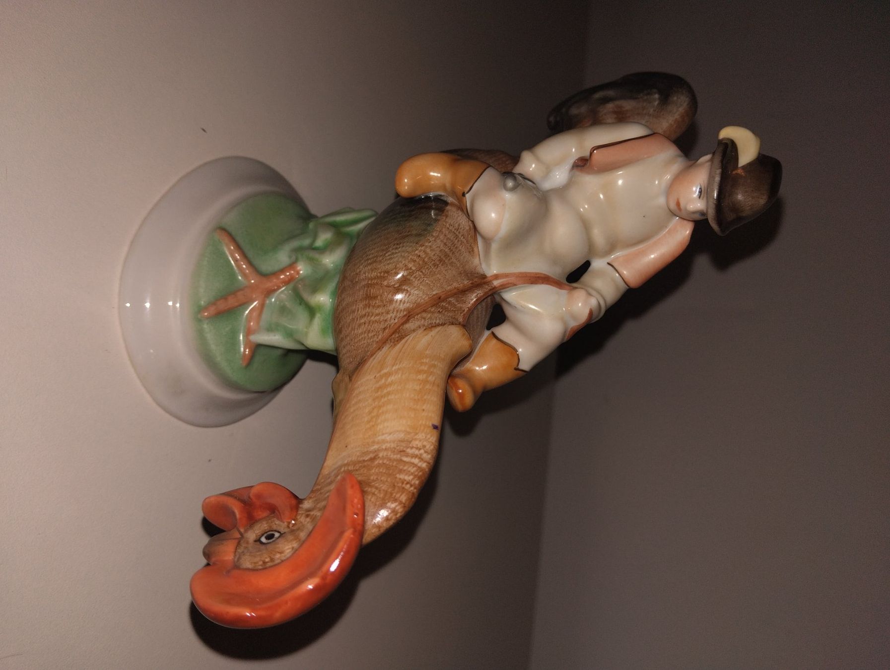 Herend Statuette: Herend Figur Reiter auf Hahn – Usato da Winterthur venduto da tst_twx7 1