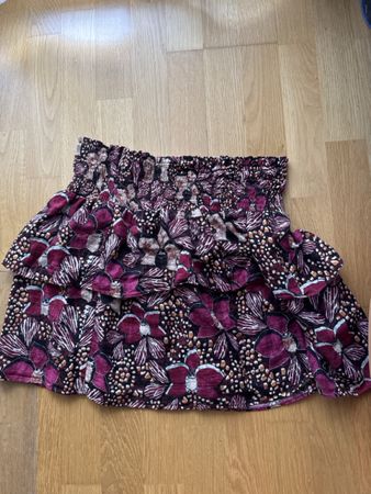 Rock mit Blumenmuster und Gummizug Grösse S guter Zustand