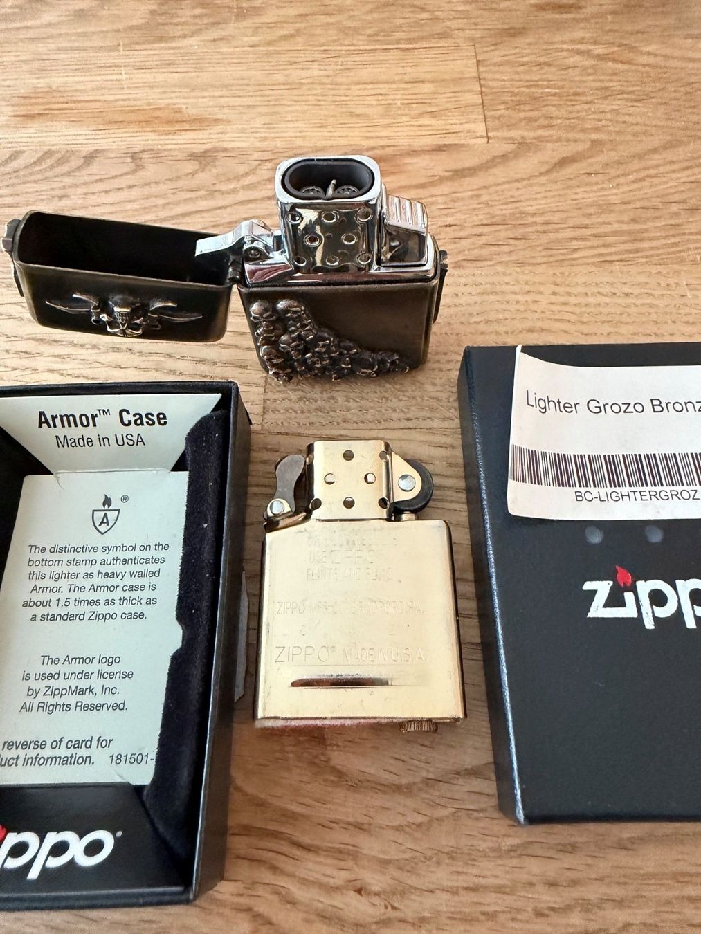 Zippo Feuerzeuge: Bastinelli Double Skulls ZIPPO Feuerzeug – Neu und originalverpackt aus Villars-sur-Glane von Dam0 4