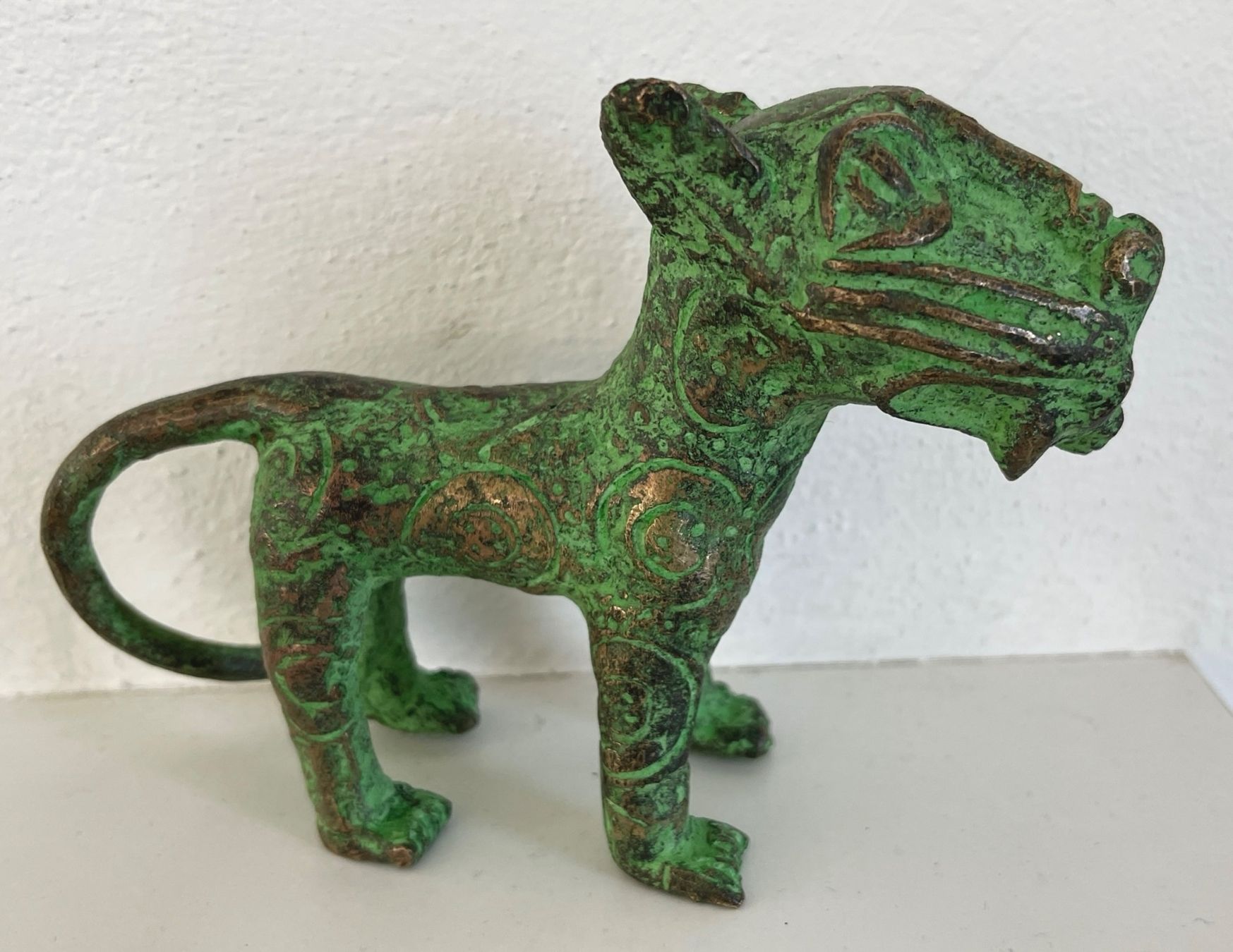 Sculture & Statue: feiner alter Leopard Bronze Benin Höhe 10 cm – Usato da Rüthi (Rheintal) venduto da Kunsthaus777 3