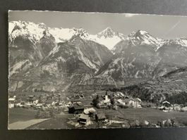 Ansichtskarte Unterbach Wallis Bietschhorn gelaufen