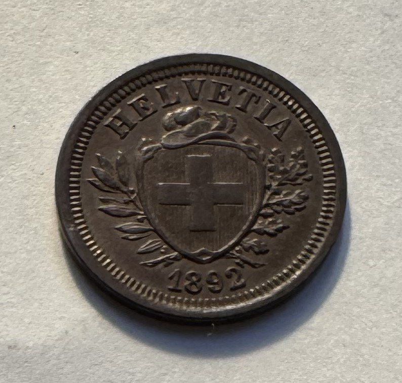 Alle Münzen: 1892 1 Rappen unz – Neu (gemäss Beschreibung) aus Kirchberg SG von Helveticus00