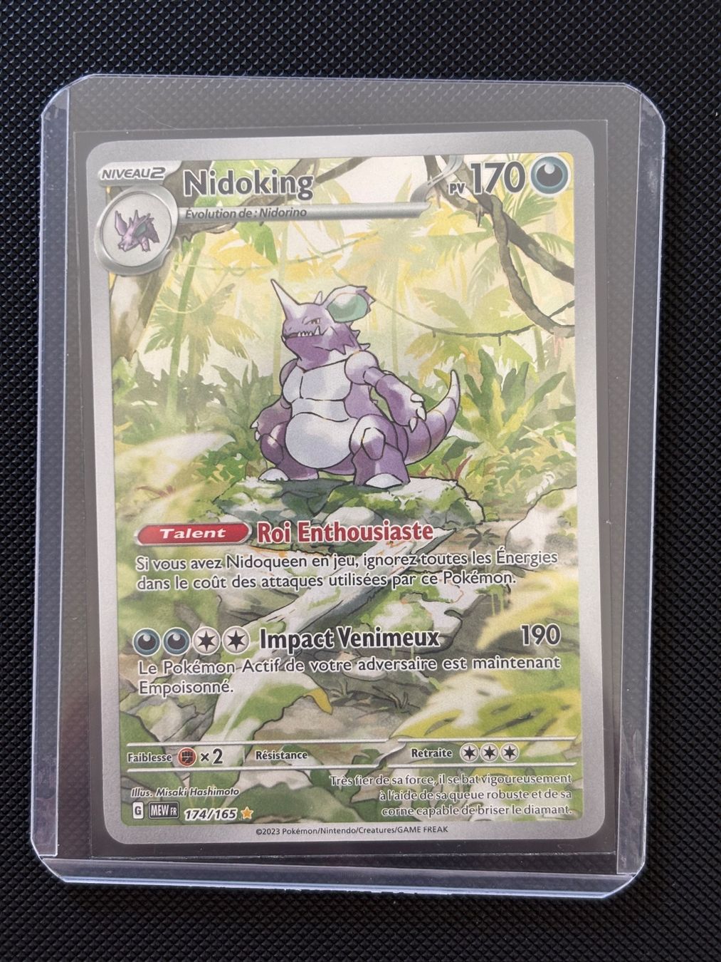Pokémon Carte collezionabili: Fr - Nidoking AR 174/165 - Pokémon – Nuovo (secondo la descrizione) da Neuchâtel venduto da caraadrynn