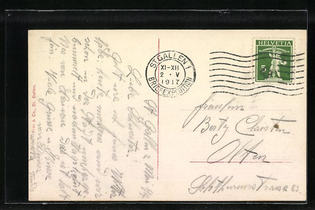 Cartes postales: St. Gallen, Blick zur Handelshochschule – D'occasion à Berlin par bartko-reher 1