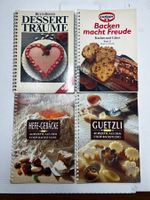 Rezeptbücher Backen/Dessert 4Stk. Dr.Oetker / B.Bossi / COOP